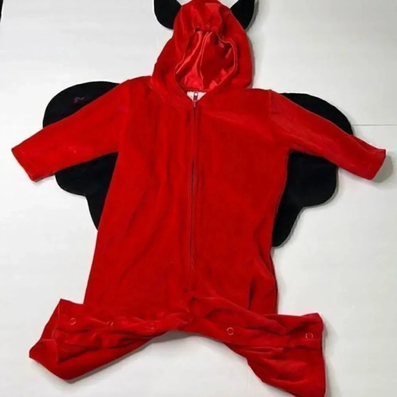 Other - Halloween party devil costume 6-12 months velvet